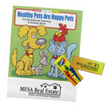 Healthy Pets Coloring Book Fun Pack (crayons included)